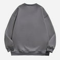 thumbnail image 3 of Jalioing Crew Neck Sweatshirts for Men Fashion Loose Long Sleeve Solid Pullover Tops Casual Basic Fall Winter Shirt, 3 of 4