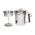 thumbnail image 3 of Coffee Percolator Camping  Durable Stainless Steel Campfire Coffee Brewer Top  Camping Coffee Pot for Outdoor Brew Coffee, 3 of 9