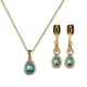 thumbnail image 1 of Set de Joyería para Mujer Oro 14k LuckyLy, Collar y Aretes, Modelo Dory turquesa UNITALLA, 1 of 6