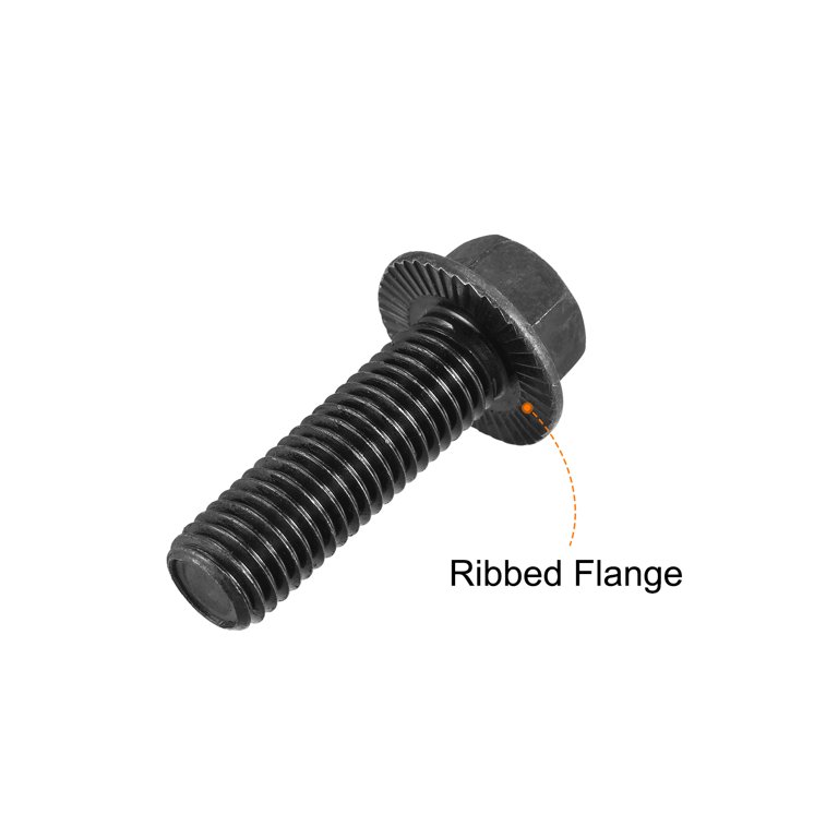 M8-1.25 x 30mm 12 Point Flange Bolt, Cl 12.9