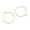 Gold, variant on 20mm Gold Ear Wire Beading Hoops - Nickel-Free Brass Earring Hoops for DIY Jewelry, Beaded & Dangle Earrings, 12 Pack