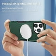 thumbnail image 5 of Magnetic Phone Case for iPhone 15 Pro Max Compatible with Magsafe, Military-Grade Shockproof Case with Built-in Magnet Circle for iPhone 15 Pro Max MS Blackish Green, 5 of 18