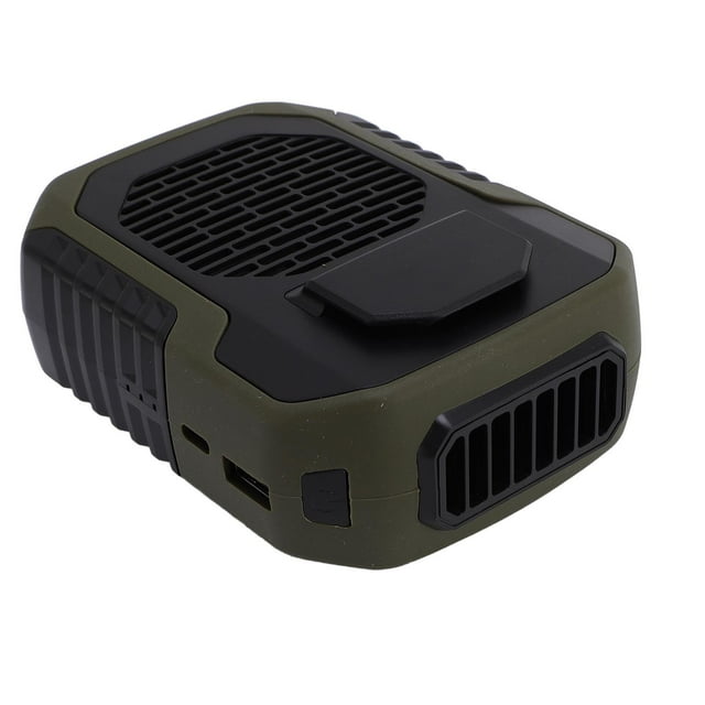 USB Rechargeable Bladeless Waist Fan for Outdoor Portable Power