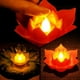 thumbnail image 3 of EeaseMX 2 lámparas LED electrónicas de loto con forma de Buda, velas de flores sin llama (naranja), 3 of 8