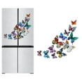 thumbnail image 1 of Luminous Double Layer Set Butterfly Indoor Decoration 3D Three Wall Sticker High Simulation Butterfly Decoration, 1 of 9