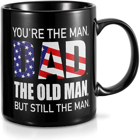 

Gifts for Dad from Daughter Son 11Oz You re The Man Novelty Funny Coffee Dad Mugs Father s Gift Ideas Birthday Christmas Presents Black