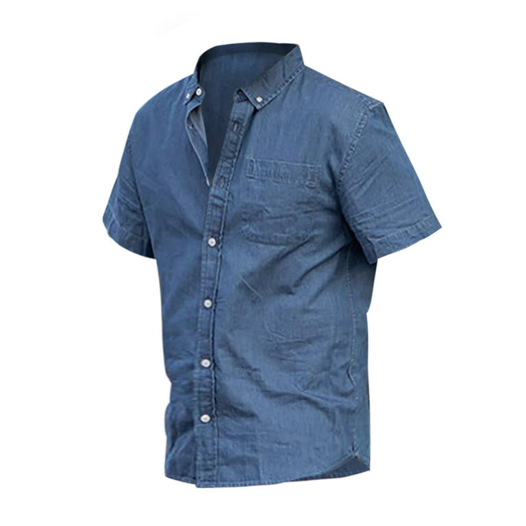 Casual Solid Pocket Buckle Shirt Collar Long Sleeve Loose Denim Dresses Casual Solid Pocket Buckle Shirt Collar Long Sleeve Loose Denim Dresses
