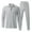 Gray, variant on Stamzod Lounge Sets for Men Long Sleeve Shirts Tops Pants Athletic Set 2 Piece Track Suits Jogging Warm Up Zip Running Sweatsuits Sets