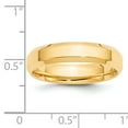 thumbnail image 5 of Primal Gold 14 Karat Yellow Gold 5mm Beveled Edge Comfort Fit Band Size 11, 5 of 7