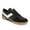 Black/White/Gum, variant on PONY Mens Linebacker Lux Genuine Leather and Suede Premium Lace Up Athletic Sneaker Shoe