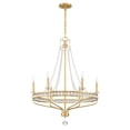 thumbnail image 4 of SEV-1806-AG Crystorama Lighting Seville - 6 Light Chandelier-36.5 Inch Tall and 28 Inch Wide, 4 of 7