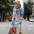 thumbnail image 4 of Lsque Bluey Pattern Summer Dresses for Women – Sleeveless T-Shirt Swing Sundress, Perfect for the Beach and Casual Days, 4 of 6