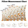 thumbnail image 5 of Throw Pillow Covers, Orange Green Fall Decorative Throw Pillow Covers 20x20 Inch, Pumpkins Maple Leaf Thanksgiving Square Linen Pillow Cases for Couch/Living Room/Sofa, 5 of 9
