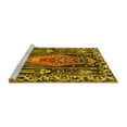 thumbnail image 2 of Ahgly Company Machine Washable Indoor Rectangle Medallion Yellow Traditional Area Rugs, 5' x 8', 2 of 4