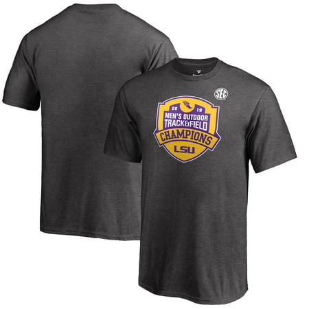 LSU Tigers Fanatics Branded Youth 2019 SEC Men's Outdoor Track & Field Conference Champions T-Shirt - Heather