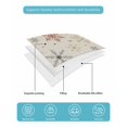 thumbnail image 4 of Quilt King Size Bedding Set, Christmas Snowflakes Reversible Summer Quilt 3 Pieces, Xmas Snowy Winter Beige Lightweight Bedspreads Coverlets with 2 Pillow Shams for All Seasons, 4 of 5