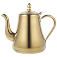 thumbnail image 1 of Stainless Steel Tea Pot With Removable Tea Infuser Restaurant Teapot Household Tea Kettle, 1 of 9