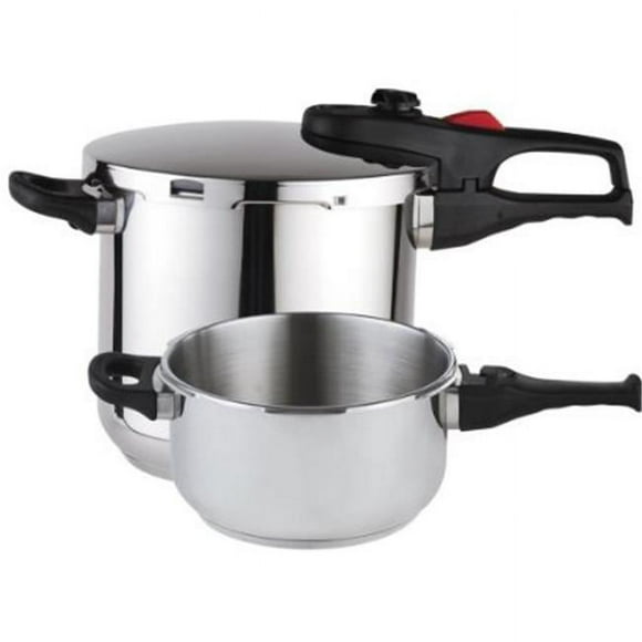 Magefesa USA 010PPRAPL46 PRACTIKA PLUS STAINLESS STEEL 4 plus 6 Qt. S. F. P. C. - 3 PCS