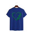 thumbnail image 4 of AherBiu Hauts de la Saint-Patrick pour Femmes Manches Courtes Imprimés Décontractés Basiques, 4 of 7