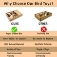 thumbnail image 5 of Parrot Shredding & Chewing Toys Box | Natural & Colorful Bird Foraging Playset for Parakeets, Cockatiels & Small to Medium Birds, 5 of 6