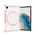 thumbnail image 4 of Dteck Case for Samsung Galaxy Tab A8 10.5 inch X200 X205 (2022),Shockproof Rubber Case Heavy Duty Silicone Rugged Kickstand Protective Cover,Pink, 4 of 8