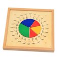 thumbnail image 2 of GUOOL Enfants Montessori Fraction Apprendre Planches de Bois Multicolore pour les Enfants Jouet de Mathématiques, 2 of 9