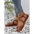 thumbnail image 3 of Women's Large Size Slip-on Comfortable & Lightweight Casual Flat Sandals For Spring/summer Outfit, 3 of 5