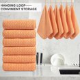 thumbnail image 2 of 12-Pack Washcloths Set, 13"x13" Luxurious Dish Towels Ultra Soft Face Towels Quick Dry Kitchen Towel Bundle Absorbent Wash Cloths(Orange Red), 2 of 6