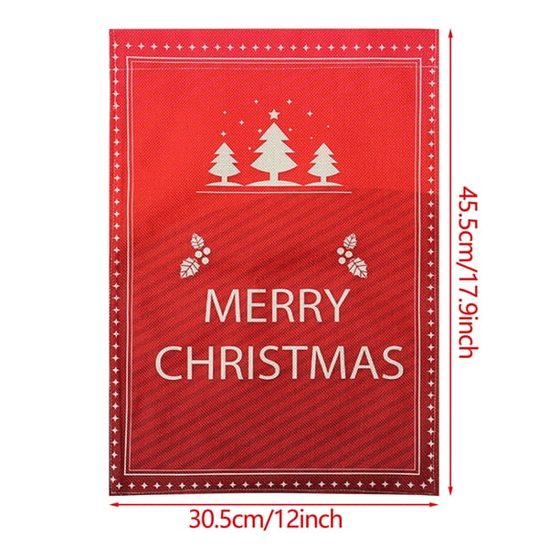 Christmas Garden Flag Vertical Double Sided Merry Christmas Yard Outdoor Decor