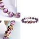 thumbnail image 3 of Feng Shui púrpura obsidiana Bead joyería SM SunniMix pulsera menfeng shui mujer, 3 of 8