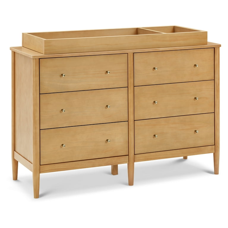 れもん様Drawer ウールケヌキジレ　36 希少‼️完売品‼️ DaVinci Frem 6-Drawer Dresser in Honey - Walmart.com