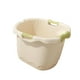 thumbnail image 5 of Cubo de ducha con asiento de apoyo, antideslizante, portátil, cómodo, cubo de baño para bebés, bañera para niños recién nacidos Verde S, 5 of 9