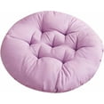 thumbnail image 2 of Rungungde Velvet Solid Chair Pad, Round Super Soft Thick Washable Seat Cushions for Kitchen Dining Room, Office Chair (Purple), 2 of 3