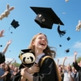 thumbnail image 7 of DJKDJL 7.8" Graduation Panda Stuffed Animal with Tassel Cap & Sash, Class of 2026 Commemorative Plush Toy, Congratulations Graduate Gift for Preschool, Kindergarten, High School and College, 7 of 7