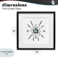 thumbnail image 4 of Stupell Industries Eclectic Lavender & Delicate Wings Black Framed Print Under Glass, 13 x 13, by Beth Adoette, 4 of 8