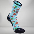 thumbnail image 2 of Zensah Santa Socks (Mini Crew) M / Aqua, 2 of 3