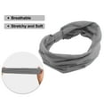 thumbnail image 5 of Unique Bargains Headbands Cotton Sweatbands Stretchy Moisture Wicking Headband for Sports for Women Gray 1 PCS, 5 of 6