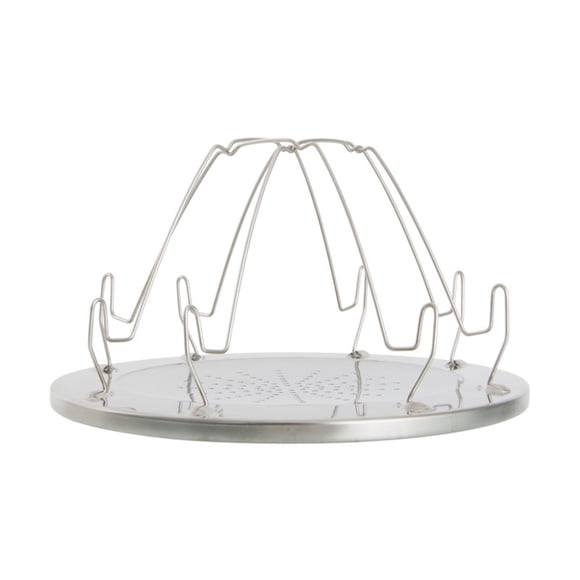 Visland Camping Toaster Rack Stainless Steel Camp Stove Toaster for 4 Slices of Bread Picnic Hiking Portable Rack Toast Maker