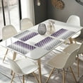 thumbnail image 4 of Placemats Set of 4, Purple and Gray Ombre Gradient Place Mats Morocco Pattern Tablemats Washable Placemat Table Decoration for Kitchen Table Dinner Party Home Decor Indoor Outdoor 13x19 Inch, 4 of 9