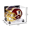 thumbnail image 2 of Deluxe Acrylic Football Helmet Display Case with Mirror, Black Risers and Clear Base (A002-BR), 2 of 2
