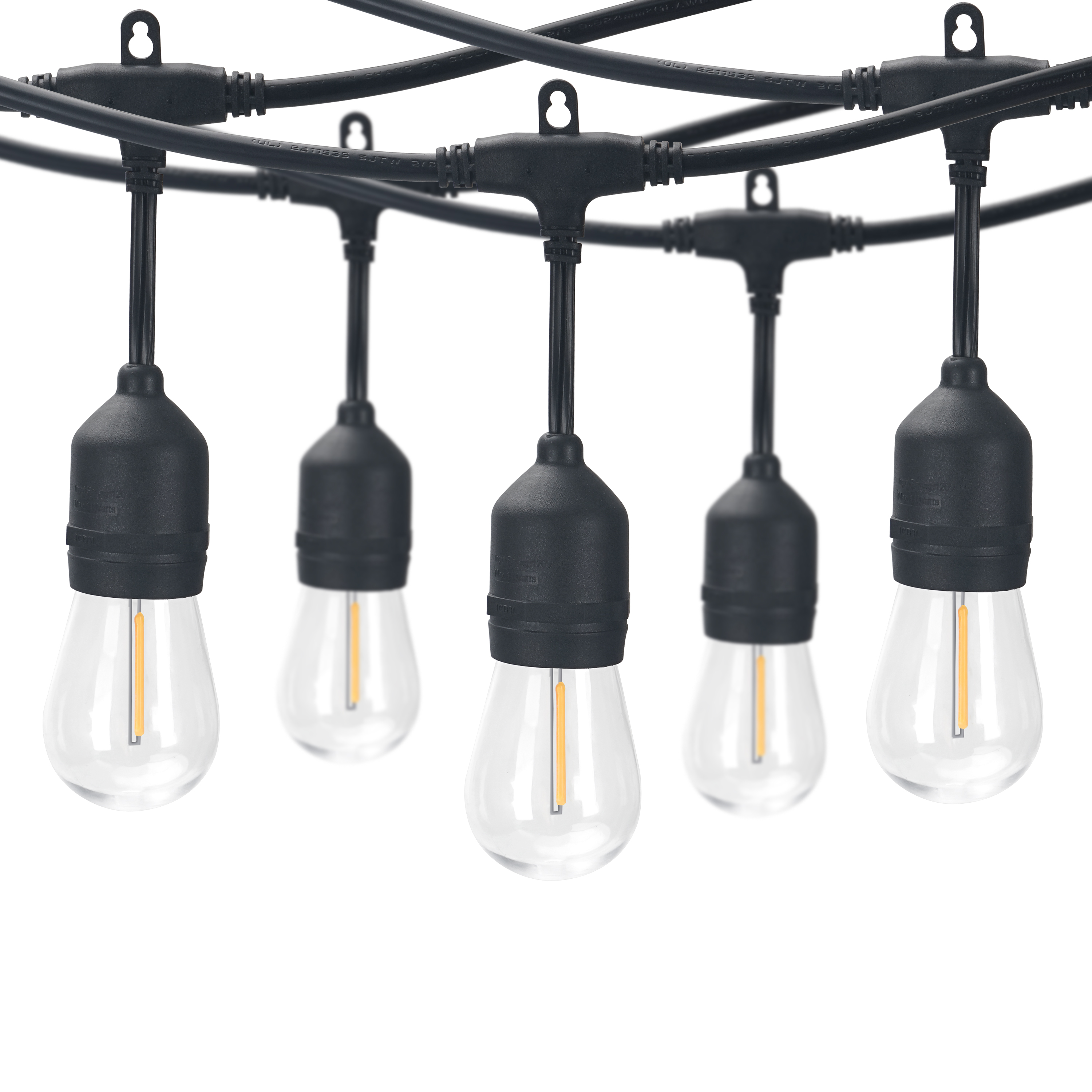 Better Homes & Gardens 48ft Outdoor String Lights, 24 LED Bulbs photo 1