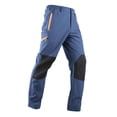 thumbnail image 3 of cocolona Mens Windbreaker Outdoor Hiking Pants Elastic Waist Straight Wide Leg Work Pants with Pockets, 3 of 5