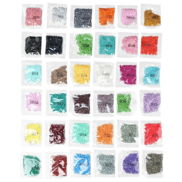 Matériaux de Peinture en Strass DIY Perles Multicolores en Résine de Haute Qualité pour Décorations Exquises 100 Pcs