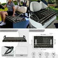 thumbnail image 3 of Jeiento American Flag Golf Cart Accessories 4 Piece Golf Cart Seat Cover Golf Cart Steering Wheel Cover Golf Cart Flags Golf Cart Seat Protector Steering Wheel Wrap Cover Golf Cart Banner Flag, 3 of 5
