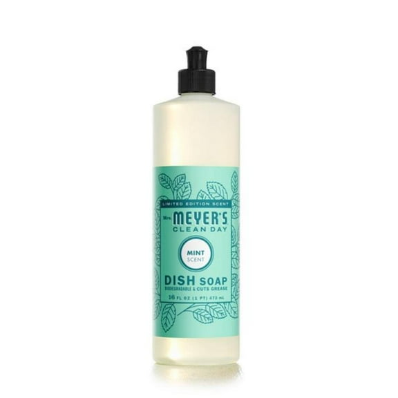 Mrs. Meyer's Clean Day 16 Oz. Mint Liquid Dish Soap 70349