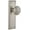 Satin Nickel, variant on Grandeur 814242 Fifth Avenue Solid Brass Rose Privacy Door Knob Set - Brass