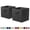 Black, variant on YOYTOO 2 Pack Foldable Cube Storage Bins, 11" Collapsible Fabric Cube Organizer Baskets Bins, Black