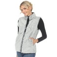 thumbnail image 2 of White Mark Women's Sherpa Outerwear Vest, 2 of 6