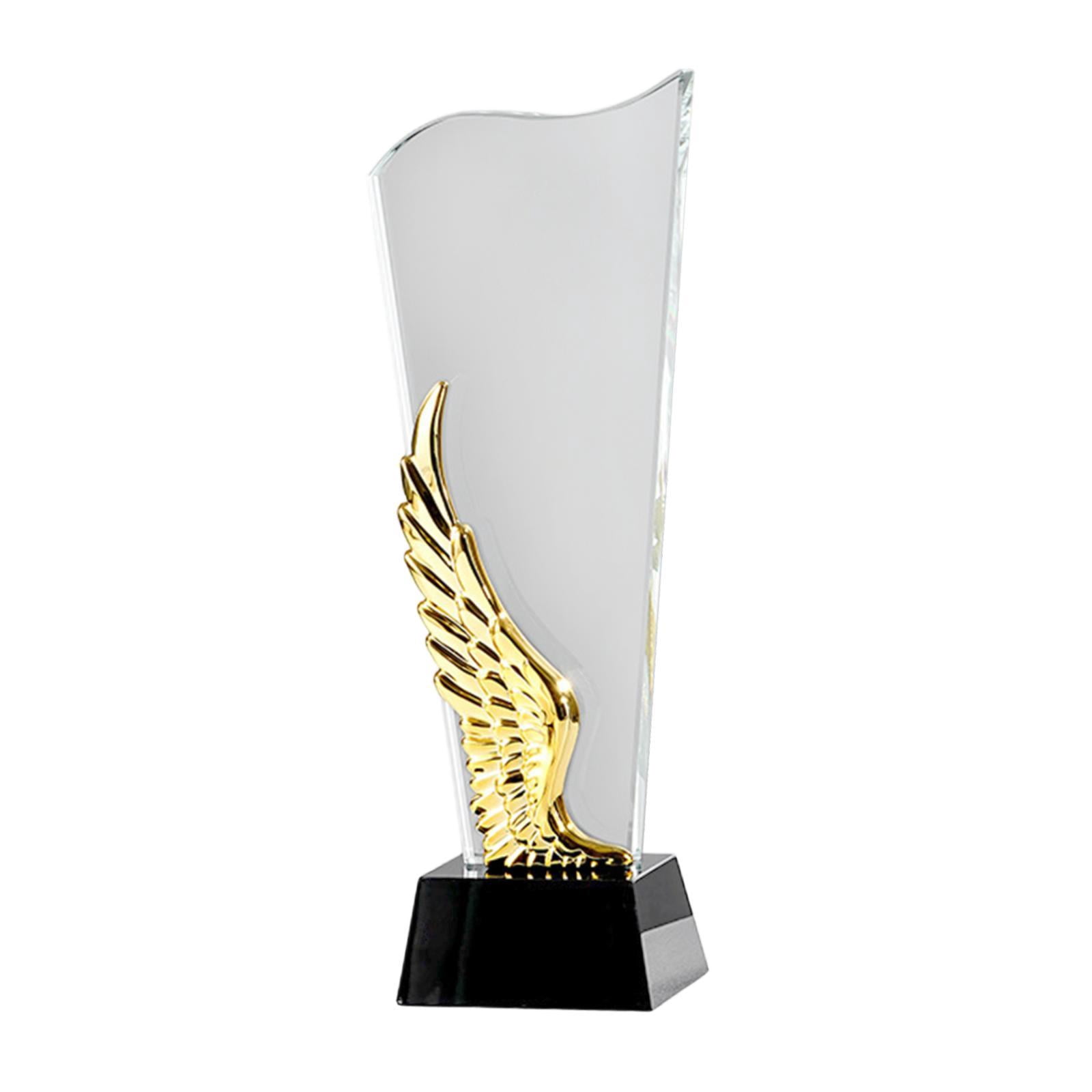 LeeQinersw Employee Appreciation Award Clear Glass Office for Coworker Thank You Trophy