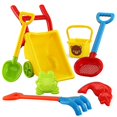 thumbnail image 2 of Juego de juguetes de arena de playa para niños, juguete multifuncional para exteriores, regalo para niños, 2 of 10